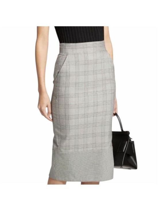 Veronica Beard Dresses & Skirts - Veronica Beard NWT Twain Pencil Skirt Women's Gray Check Size 6